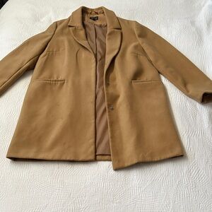Topshop Camel Outerwear